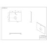Столешница CERSANIT STONE из керамогранита Energy 60x45x2 белый матовый 63856