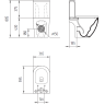 Унитаз-компакт CERSANIT BRASKO VORTEX 010 3/5 DPL EO 69559